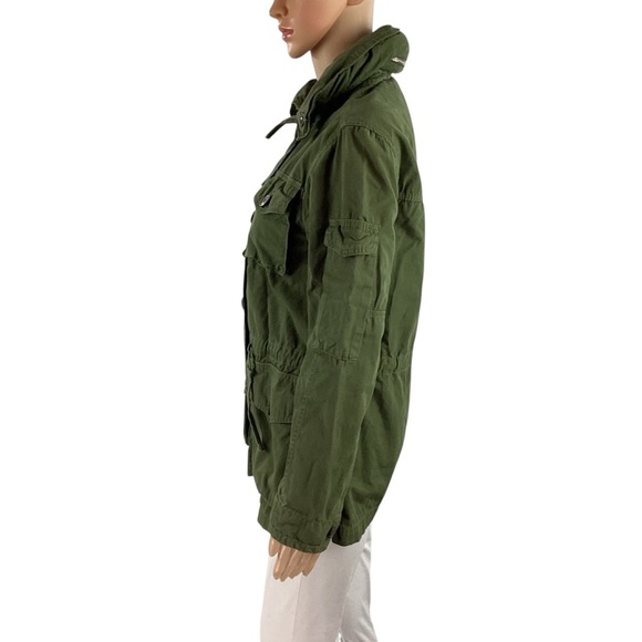 J.Crew Field Mechanic Military Jacket Green XS - Picture 4 of 8